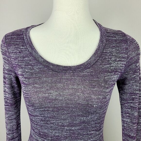 ARITZIA Wilfred Free Diapason Purple Long Sleeve T-Shirt XXS - Picture 3 of 16